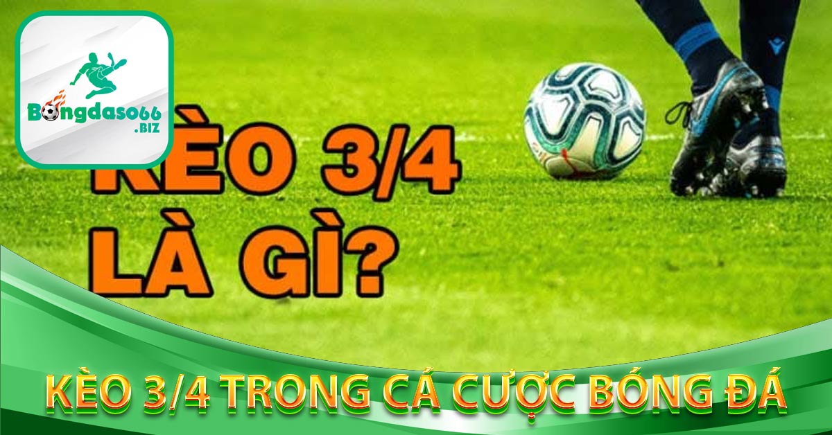 Tìm hiểu về kèo 3/4 trong cá cược bóng đá