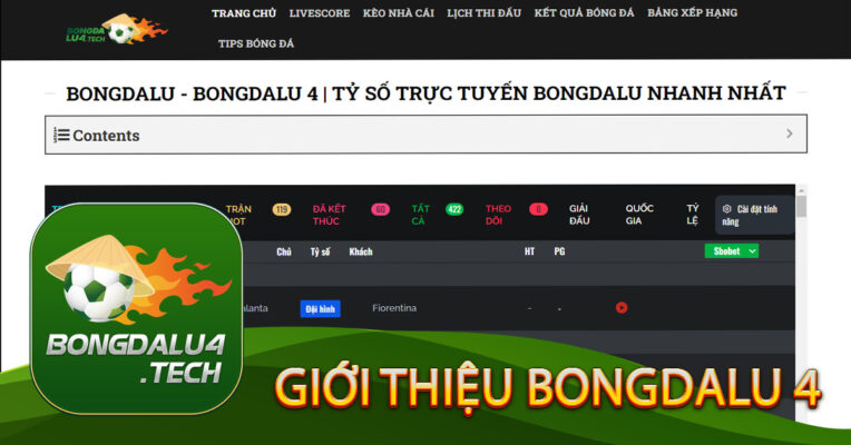 Giới thiệu Bongdalu 4