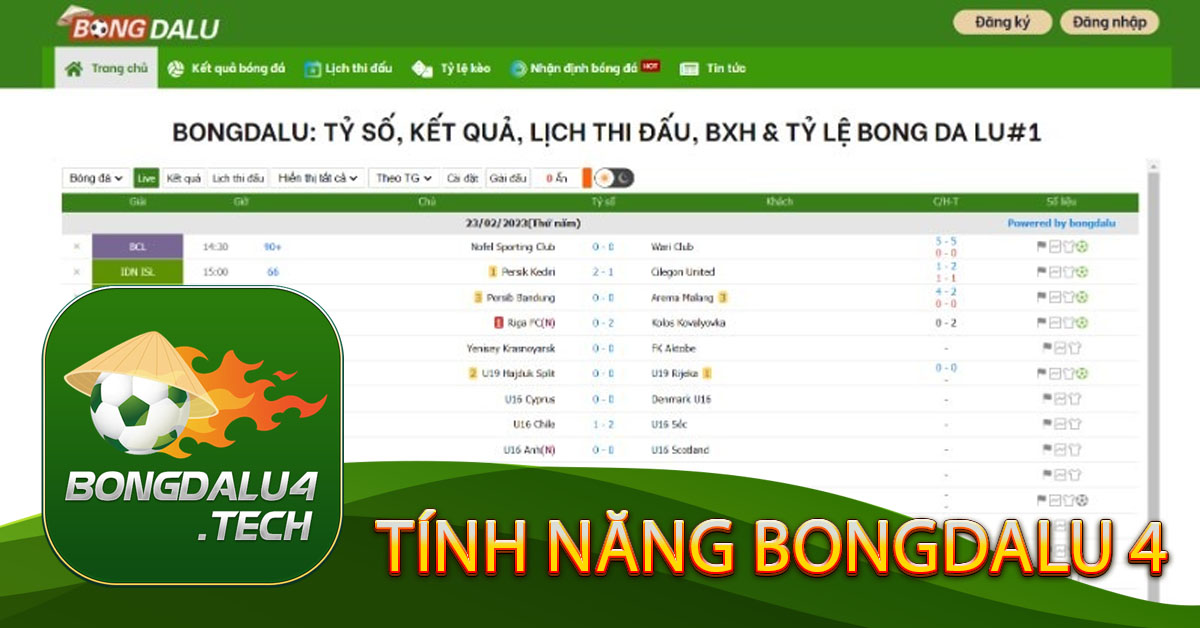 Tính năng Bongdalu 4